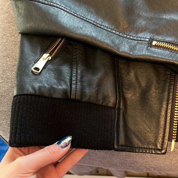 Free people leather jacket - Picture 4 of 5